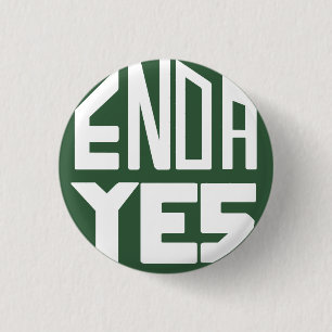 ENDA Yes 3 Cm Round Badge