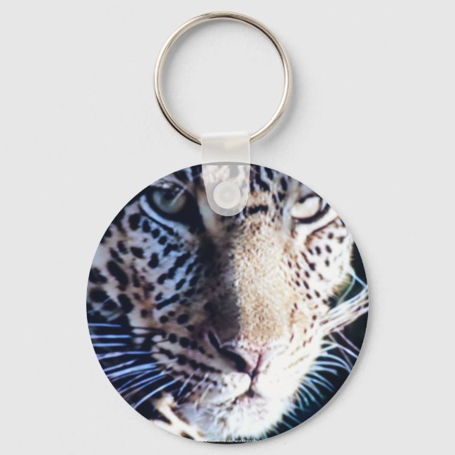 Endangered Amur Leopard keychain (Front)