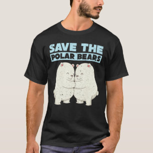 Endangered Animal Climate Change Cute Arctic Polar T-Shirt