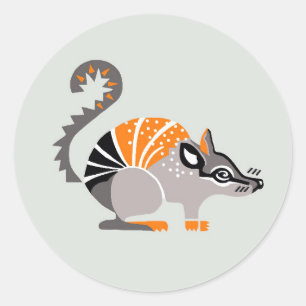 Endangered animal -Cool NUMBAT- Nature- Wildlife Classic Round Sticker