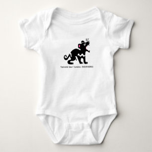 Endangered animal - Cute Tasmanian devil -  Baby Bodysuit