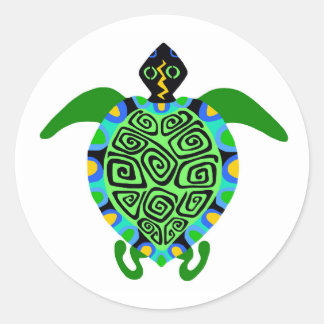 Endangered animal -Sea TURTLE -Wildlife warrior - Classic Round Sticker