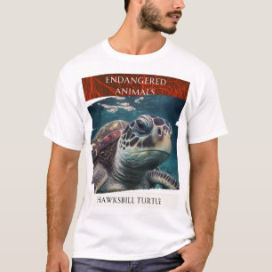 Endangered Animals - Hawksbill Turtle T-Shirt
