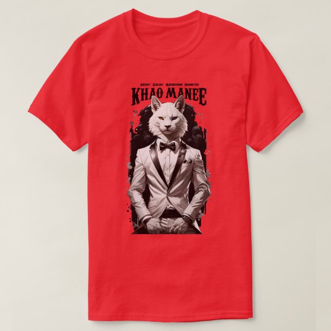 Endangered Animals Khao Manee T-Shirt (Design Front)