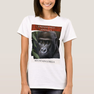 Endangered Animals - Mountain Gorilla T-Shirt