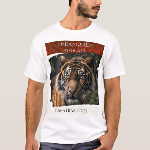 Endangered Animals - Sumatran Tiger T-Shirt