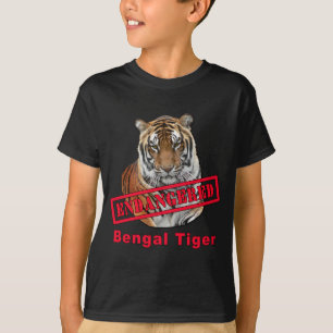 Endangered Bengal Tiger  Products T-Shirt