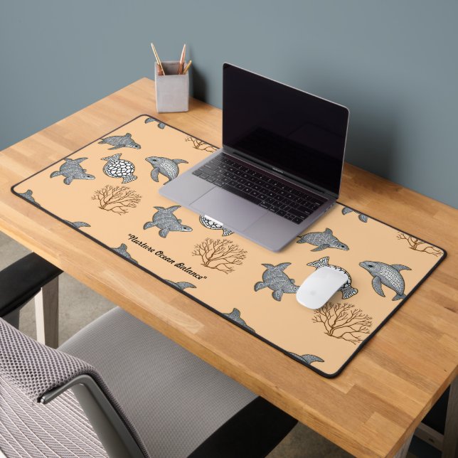 "Endangered Depths" Desk Mat (Office 2)