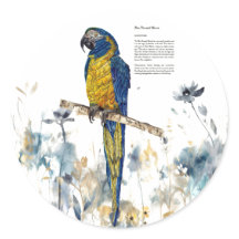 Endangered Hand-Painted Macaw