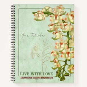 Endangered Plant species: Aerides lawrenceae Notebook