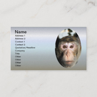 Endangered Rainforest Ape Business Card