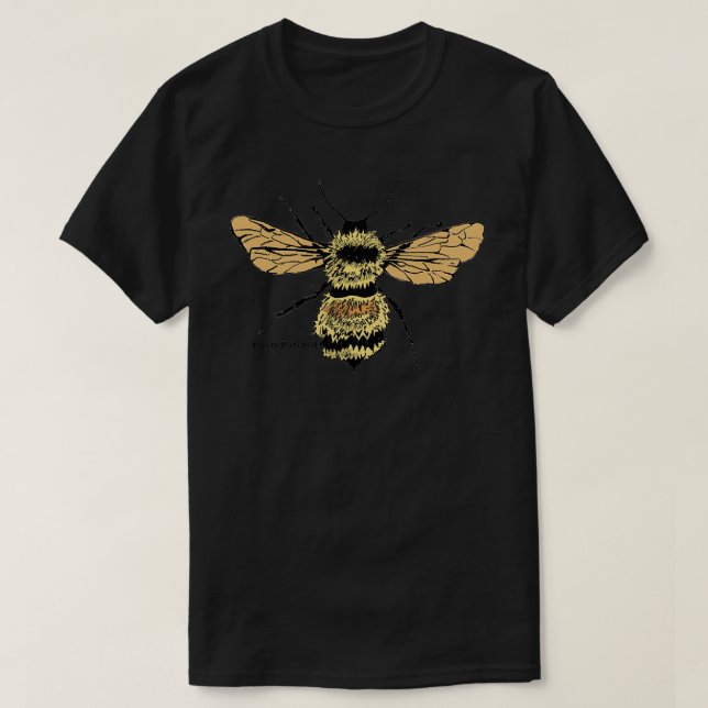 Endangered Rusty Patched Bumble Bee T-Shirt (Design Front)