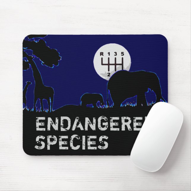ENDANGERED SPECIES MOUSE PAD (With Mouse)