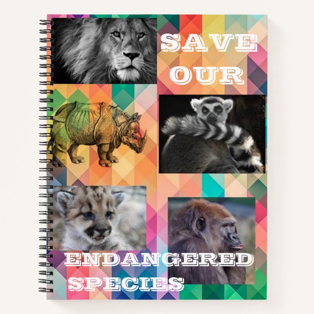 Endangered Species Notebook (Front)