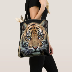 Endangered Tiger Cub Tote Bag