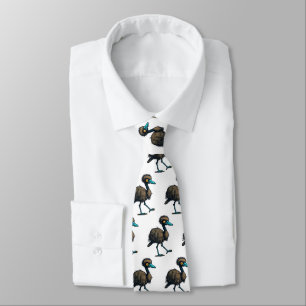 Endearing Emu Tie