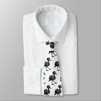 Endearing Emu Tie