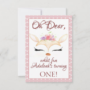 en'Dear'ing invitiation card