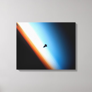 Endeavour Sunset Silhouette Canvas Print