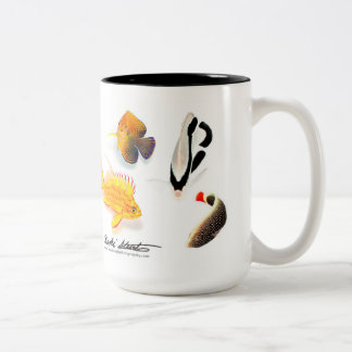 Endemic Hawaiian Fishes, Special Edition Two-Tone Coffee Mug