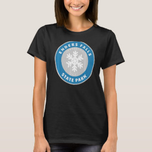 Enders Falls State Park Connecticut Ct Snow Snowfl T-Shirt