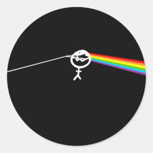 endlcg_Dark Side of the moon Classic Round Sticker