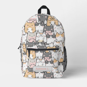 Endless Be Kind Kittens Printed Backpack