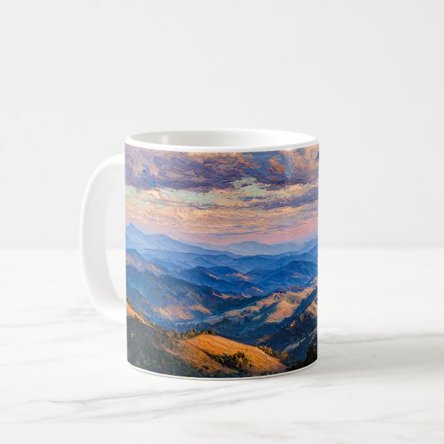 Endless Blue Horizons Coffee Mug (Front Left)