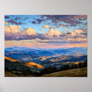 Endless Blue Horizons Poster