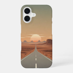 Endless Desert Highway iPhone 16 Case