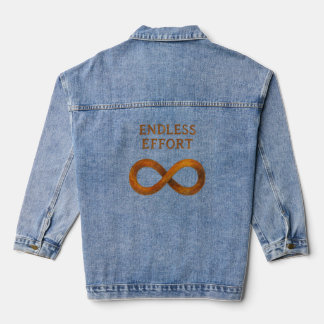 Endless Effort: The Power of Perseverance Denim Jacket