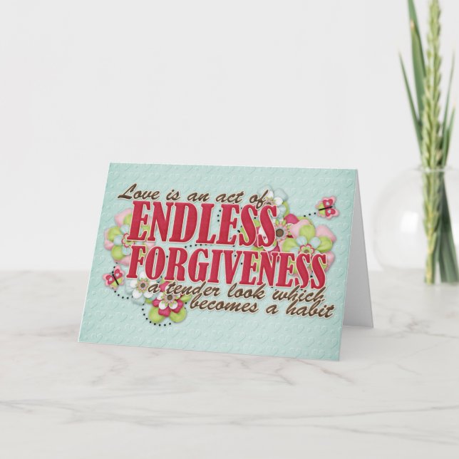Endless Forgiveness Holiday Card (Front)