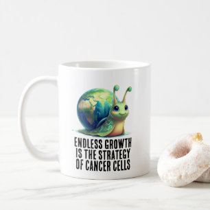 Endless Growth Is Strategy of Cancer Cells Snail Coffee Mug