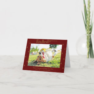 Endless Happiness Christmas Holiday Folded Card
