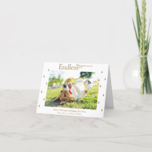 Endless Happiness Christmas Holiday Folded Card