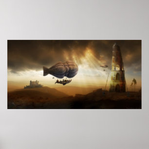 Endless Journey Steampunk Incredible Adventure Poster
