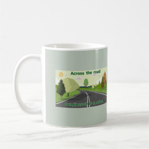 Endless Journey: Where Roads Spark Creative Advent Coffee Mug