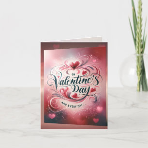 Endless Joy: A Valentine's Note Holiday Card