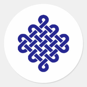 Endless Knot Classic Round Sticker