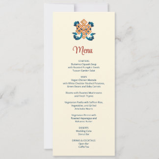 Endless Knot Tibetan Wedding  Invitation