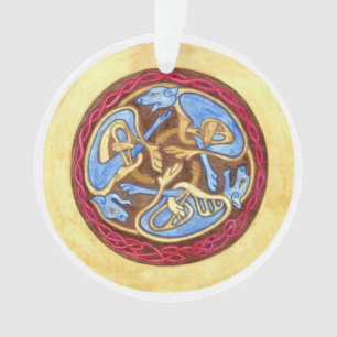 Endless knot with animals Ornament
