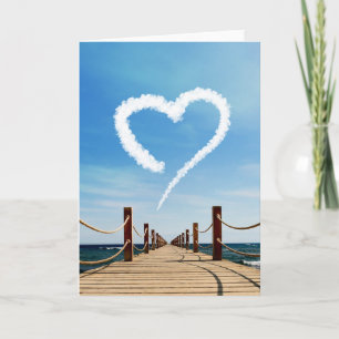 Endless Path Heart-Shaped Cloud Card