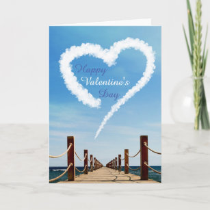 Endless Path w/ Heart Cloud - Valentine's Day Card