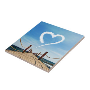 Endless Path with Heart Cloud - Tile