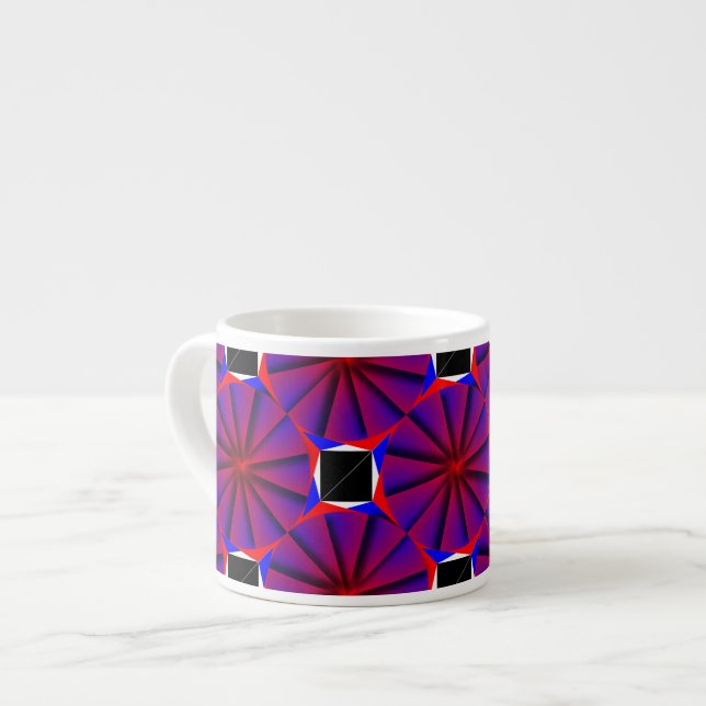 Endless Pinwheel by Kenneth Yoncich Espresso Cup (Front Left)