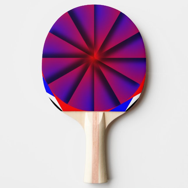 Endless Pinwheel by Kenneth Yoncich Ping Pong Paddle (Front)