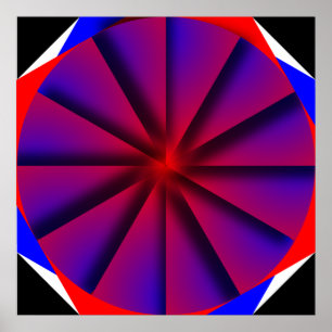 Endless Pinwheel by Kenneth Yoncich Poster