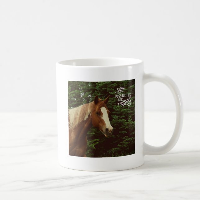 Endless Possibilities Paint Horse Mare Coffee Mug (Right)