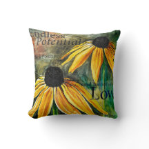 Endless Potential Inspiring Square Pillow