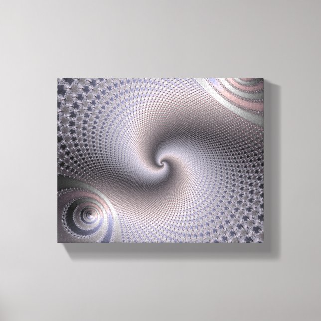 Endless Spirals - Fractal Art Canvas Print (Front)